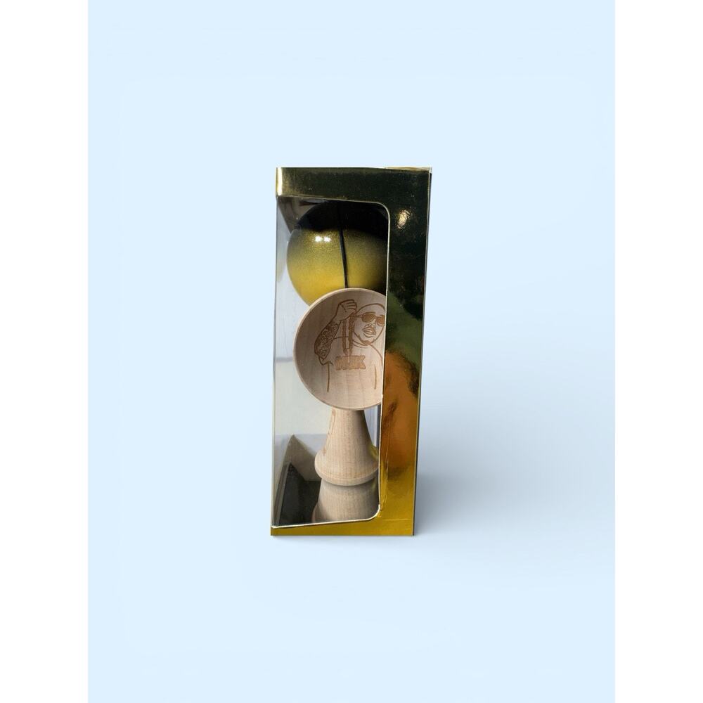 Ben Baller No Jumper Kendama Hammer Shape Gold Tama Maple Wood - Picture 3 of 3